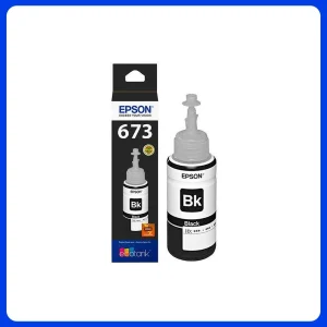 Refil De Tinta Epson T673120 P/l800 Preto 70ml