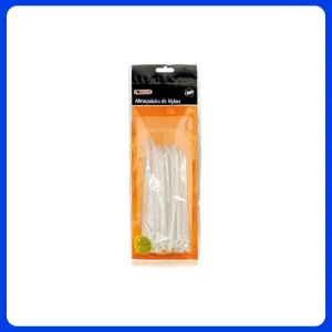 Abracadeiras Nylon 200x2,5 Branca C/100 Foxlux 1803