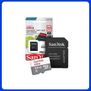 Memoria Micro Sd 64gb Ultra C-10 Card+adap Sandisk Sdsquns-064g-gn3ma  (581207)