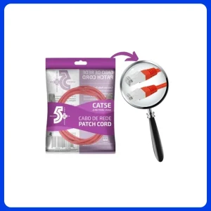 Cabo Patch Info -patch Cord Cat5e Ftp-2m Vermelho 018-1072