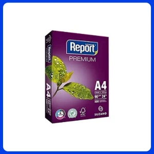Papel Suzano Report Premium  A4 90g 500fls  (20059184) 210mmx297mm