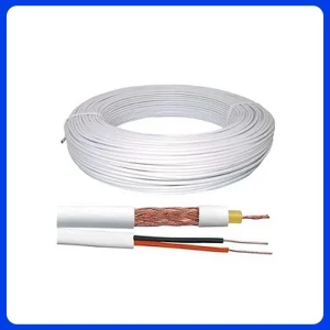 Cabo Coaxial Condutti 4mmcel Cx0100m Cftv 2x26 Awg Branco