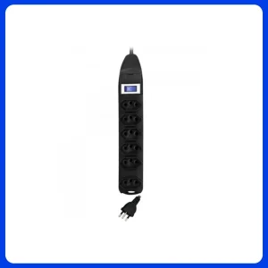 Filtro de Linha 6 Tomadas 2p+t Pst-101 Preto Fortrek 54990