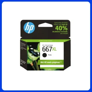 C. I. Hp 667xl Preto Hp 3ym81ab