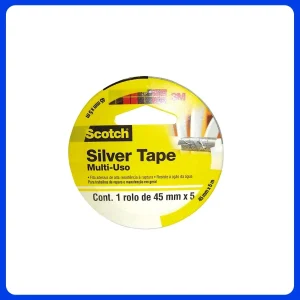 Fita Silver Tape Scotch 45x5 Sleeve Imp 68229