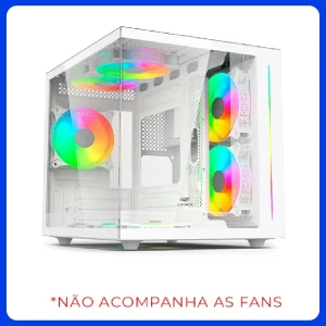Gabinete Aquarius Mt-g810wh Sem Fonte C3tech
