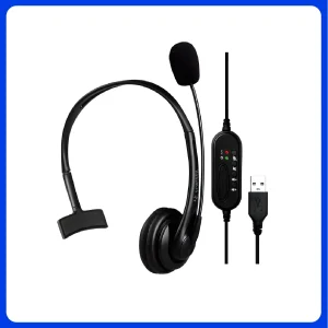 Headset Office Usb Fortrek Fk731a Preto 81481