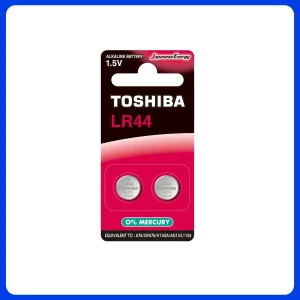 Pilha Alcalina Botao Toshiba Lr44 C/2 75263