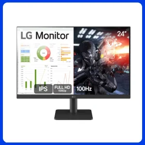 Monitor 24 Lg 24ms500-b Ips, Full Hd, 100hz, Hdmi, Ajuste de Inclinação