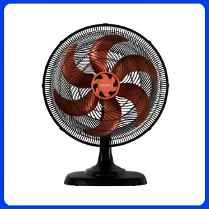 Ventilador Osc Mesa Turbo 6p 50cm Bronze 220v Premium Ventisol
