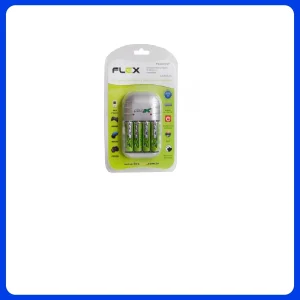 Carregador De Pilhas Flex Fx-c03/4p