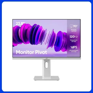Monitor Slim Pivot Ips 23.8 120hz Branco Get