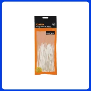 Abracadeiras Nylon 100x2,5 Preta C/100 Foxlux 1811